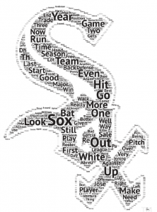 White Sox Word Cloud First Half